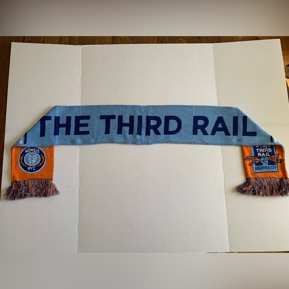 NYCFC Third Rail 2017 members scarf
